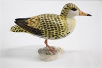 Hand Carved & Painted Shore Bird Figure