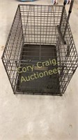 Large animal kennel, tray slides out, 19 x 30 x