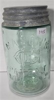 MASONS PINT FRUIT JAR JUDGES COLLECTION PAT NOV 30