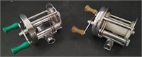 Pair Of Vintage Bait Casting Reels New Condition