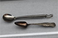 Silver Plated Triumph Opal Pattern Citrus Spoon
