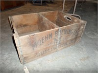 Moehn Brewing Co. Wooden Beer Crate