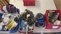Lot of misc tools, tape, timers and more