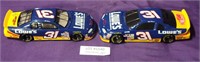 2 LIKE NEW ACTION DIECAST STOCK CAR BANKS