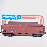 NOS 9209 American Flyer NYC Hopper Car, S Gauge