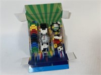 LEGO SOCCER WATCH WITH INTERCHANGEABLE PARTS