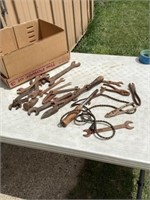 Antique farm implement tools