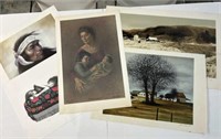 Assortment of Vintage Artwork, 5 Pieces