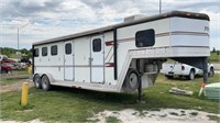1992 Proline 3 horse slant trailer with living