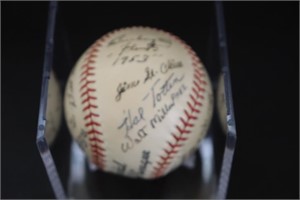 1953 Autographed Burlington Bees Baseball