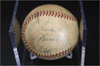 1955 Autographed Burlington Bees Baseball