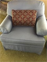 Blue lounge chair