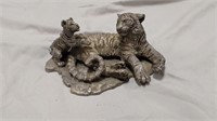 Lion & cub figurine -pewter- Sunglo designs
