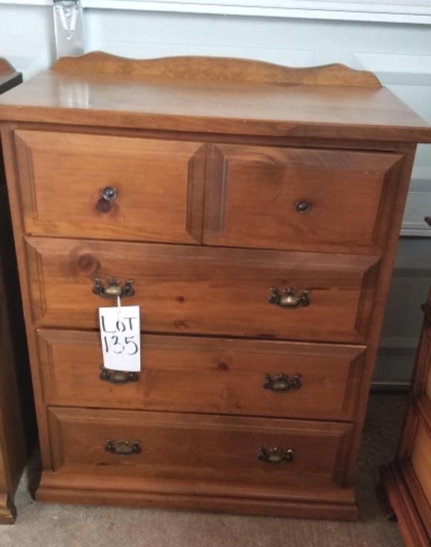 Tall Vintage dresser-4 drawer 30"X16" approx