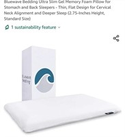 MSRP $40 Gel Memory Foam Pillow