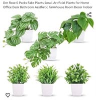 MSRP $32 6 Packs Artificial Plants
