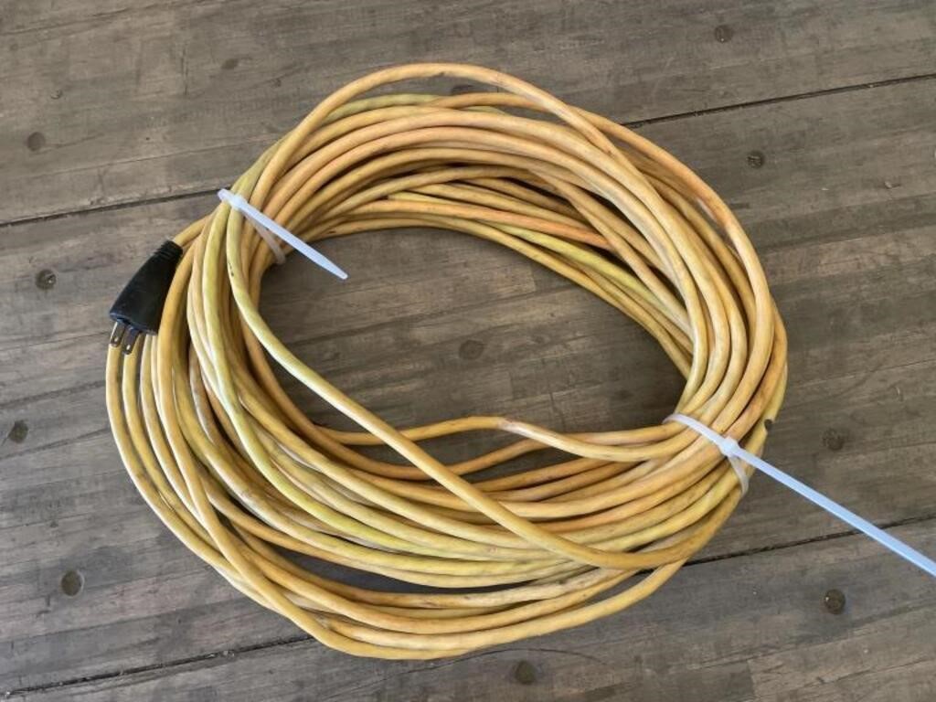 Length of extension cord.