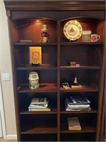 Lighted bookcase
