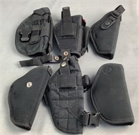 (6) Assorted Nylon Holsters