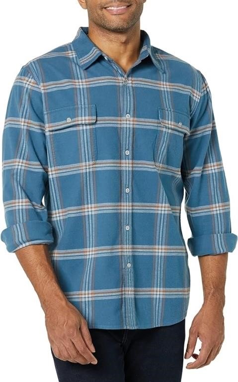 XL - Goodthreads Mens Slim-fit Long-Sleeve Stretch