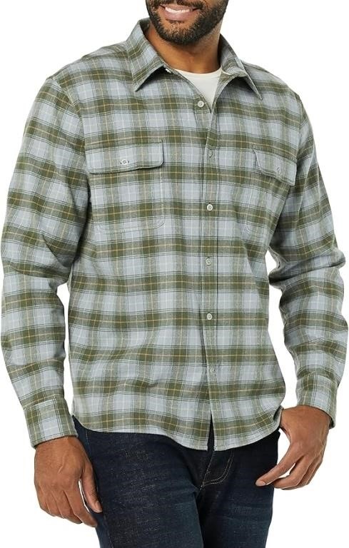 MEDIUM - Goodthreads Mens Slim-fit Long-Sleeve Str