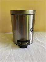 Small Touchless Chrome Trashcan