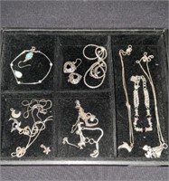 Misc. Sterling Silver Jewelry, Necklaces, More