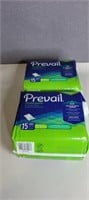 PREVAIL DAILY UNDERWEAR 15 COUNT 2 PACKS