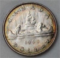 1960 CAD SILVER DOLLAR