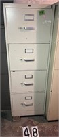 4 Drawer file Cabinet Tan