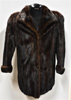 Police Auction: Designer Mahogany Mink Coat $3500