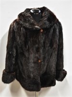 Police Auction: Dark Mahogany Mink Jacket $3500