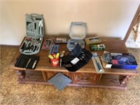 All tools on table