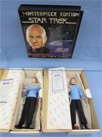 3 STAR TREK FIGURES WITH BOXES: