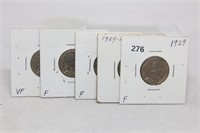 1929,29 D,29 S,30, 35 Nickels