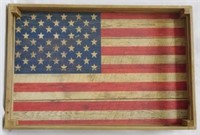 American Flag Crate 3x16x23.5