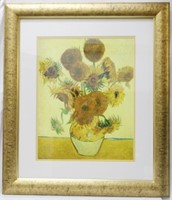 Van Gogh Flower Frame 28x24
