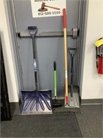 2 Shovels, Rake, Wiindshield Cleaner