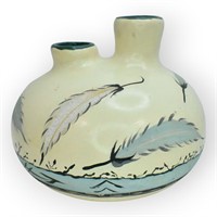 Little Blue Native American Pottery Wedding Vase