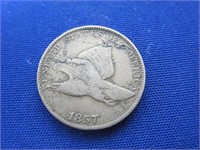 CRISP - 1857 Flying Eagle One Cent