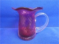 Rossi Cranberry Mug Vase