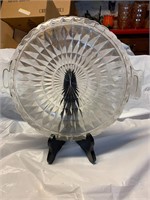 Clear Platter with Handles