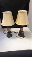 Set of 2 working lamps