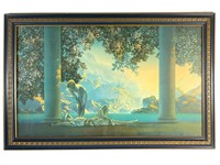 Lrg Maxfield Parrish DAYBREAK Early Litho Print