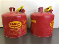 Eagle Red Metal 5Gal Gas Cans