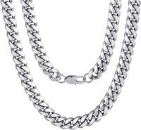 SUPLIGHT Mens 22" Chain Necklace