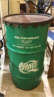 Quaker State 120 pound gear lubricant can with