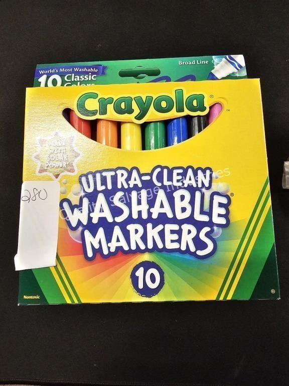 6-10ct crayola washable markers (display area)