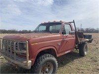 1985 Ford F350 Flatbed 4X4