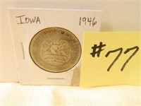 1946 Iowa Commemorative Half w/ Hole